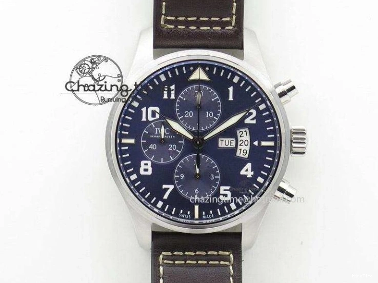 MIROTIME 0104 Supportive Big Pilot Real PR IW502003 Real Ceramic ZF 1:1 Best Edition On Black Calfskin Strap A51111 V 7238